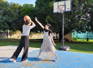 11. Basketball/Badminton court